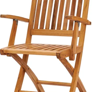 Silla Plegable con Apoyabrazos